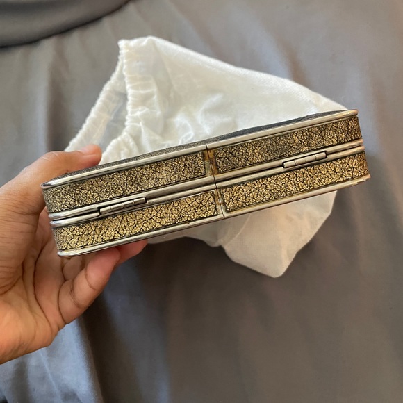 Multicolor metallic evening bag/clutch with silver hardware - Picture 6 of 7